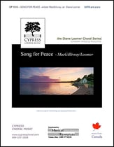 Song for Peace SATB choral sheet music cover